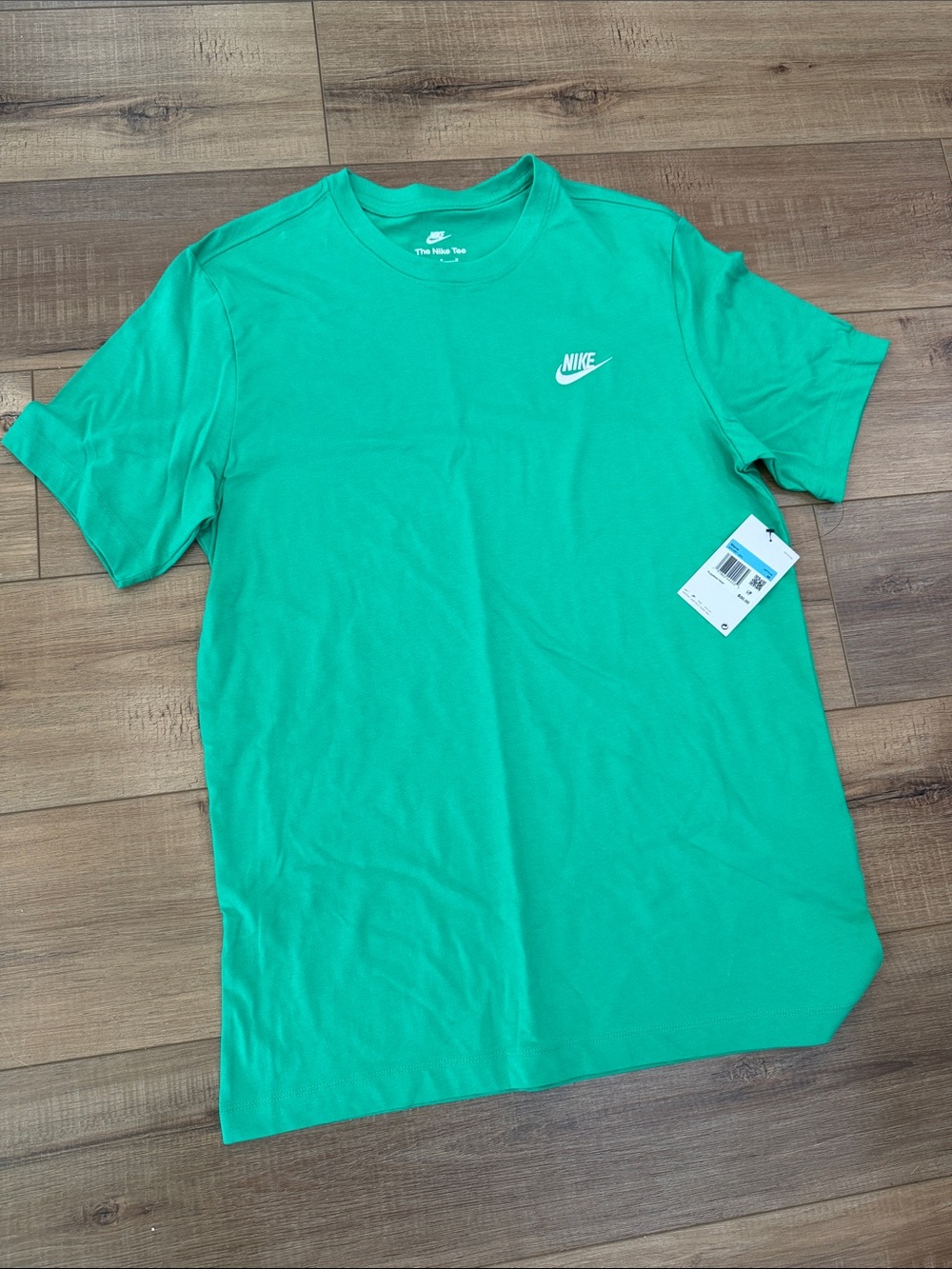 Nike Men’s Short-Sleeve Crew T-Shirt — Teal Green with White Logo